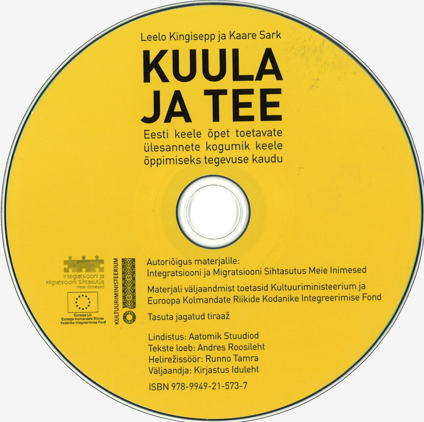 <dt>Pealkiri: </dt><dd> Kuula ja tee</dd>