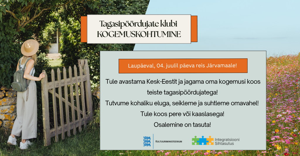 Tagasipöördujate klubi suvine kohtumine!