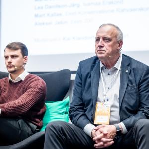 Aleksei Jašin (Estonia 200) and Mart Kallas (Conservative People's Party of Estonia). Photo: Erlend Staub