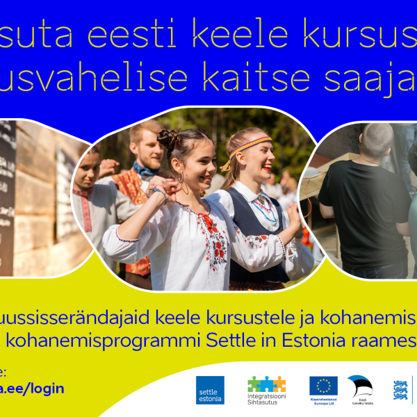 We invite recipients of international protection to join free Estonian language courses