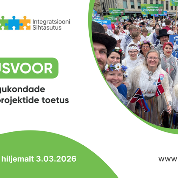 Avatud on Eesti väliskogukondade omaalgatusprojektide toetuse taotlusvoor